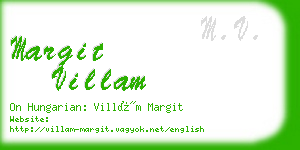 margit villam business card